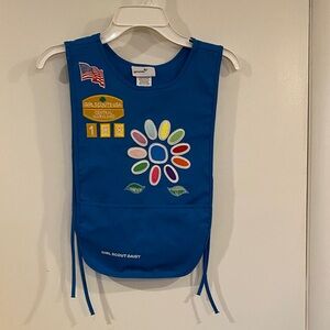 Girl Scouts Daisy Vest in Blue with Patch Accents